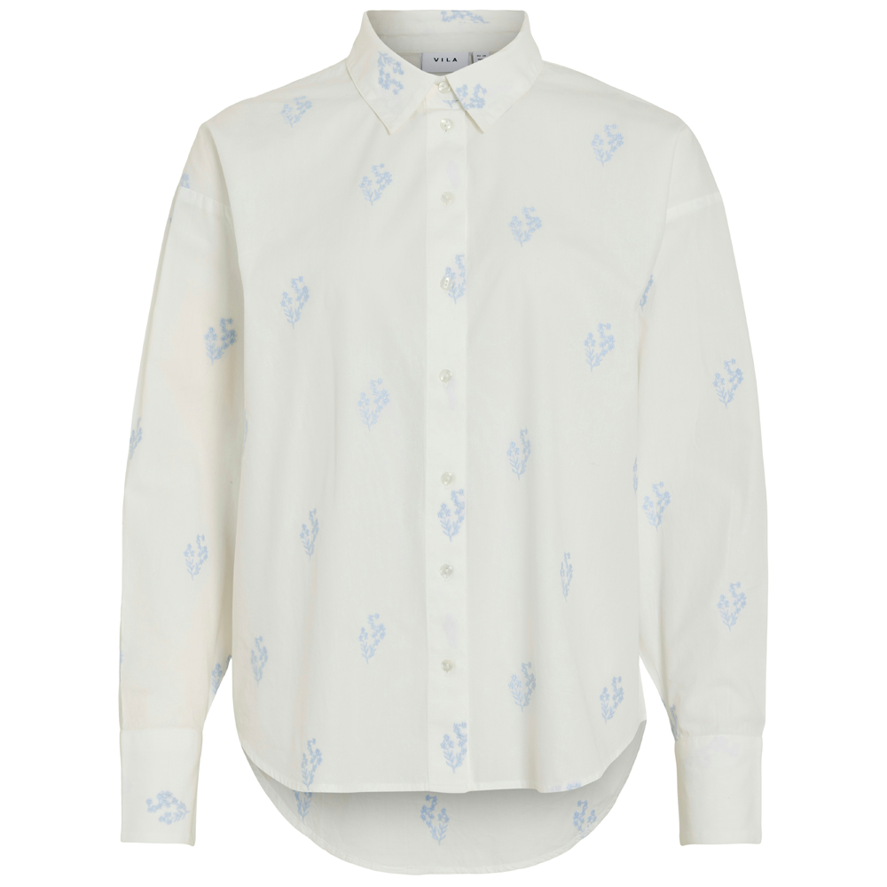Vila Holma Embroidered Loose Shirt